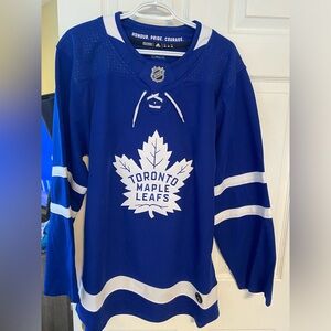 TORONTO MAPLE LEAFS ADIDAS ADIZERO AUTHENTIC BLUE HOME JERSEY
